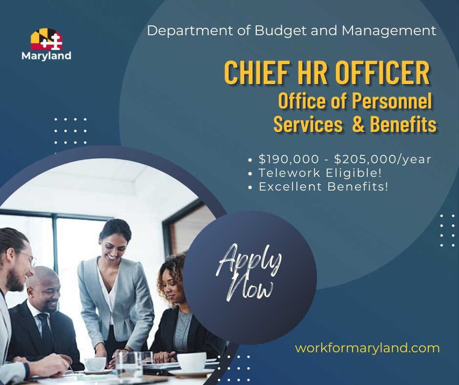 Chief HR Officer of the Office of Personnel Services & Benefits for the Department of Budget & Management